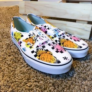 BRAND NEW, never worn, limited edition SpongeBob Airbrush Vans size 10